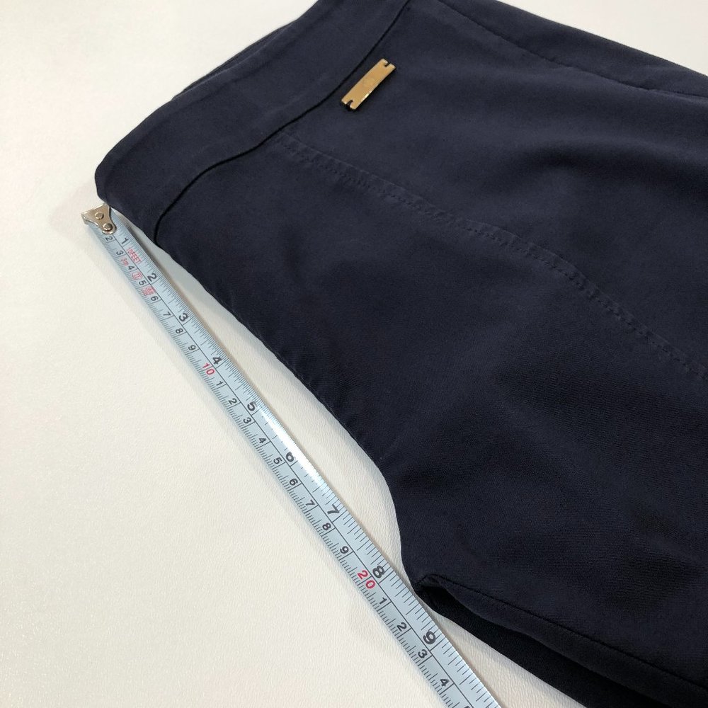 EUC Tory Burch Navy Callie Ankle Skinny Ponte Pants